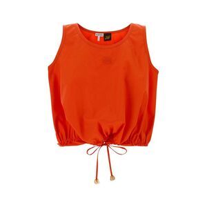 Loewe Paula's Ibiza Women Orange Poplin Paula S Ibiza Top